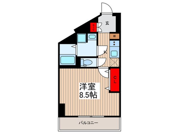 ユリカロゼ東向島の物件間取画像